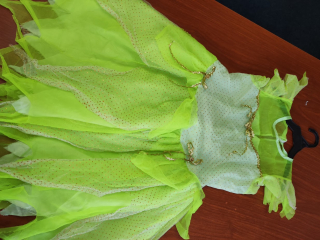 Zelené šaty princezna (víla) 5-8 let